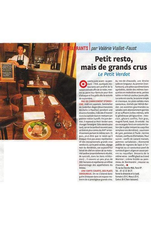 TV magazine Paris