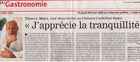 Article gastronomie Paris